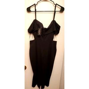 Fashion Nova Dress LG Black NWT